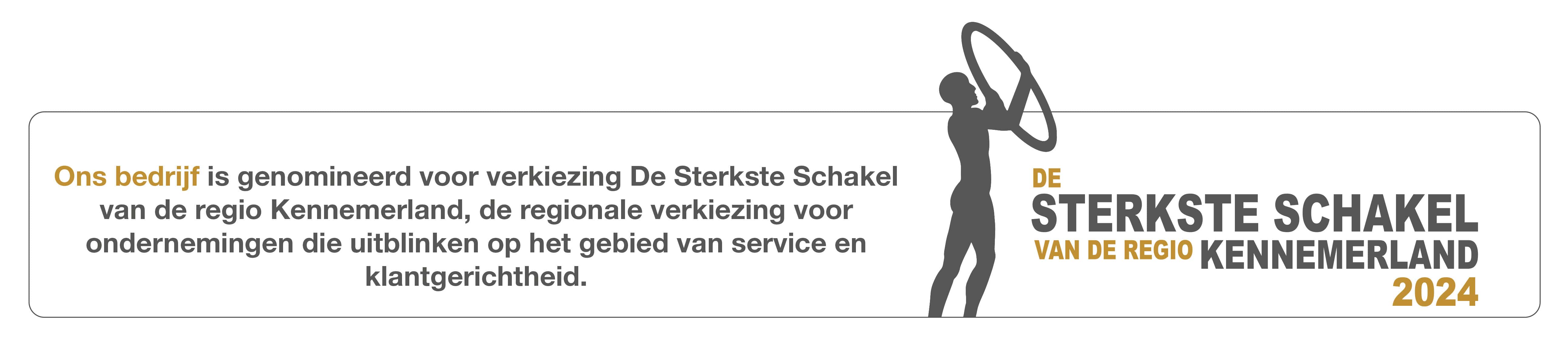 genomineerd voor sterkste schakel verkiezing kennemerland 2024